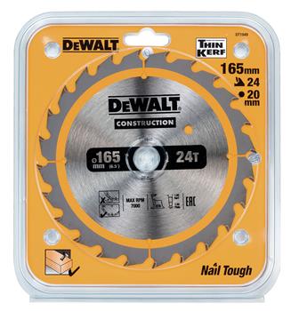 DeWalk Construction Circular Saw Blade 24T 20/16mm Arbour
