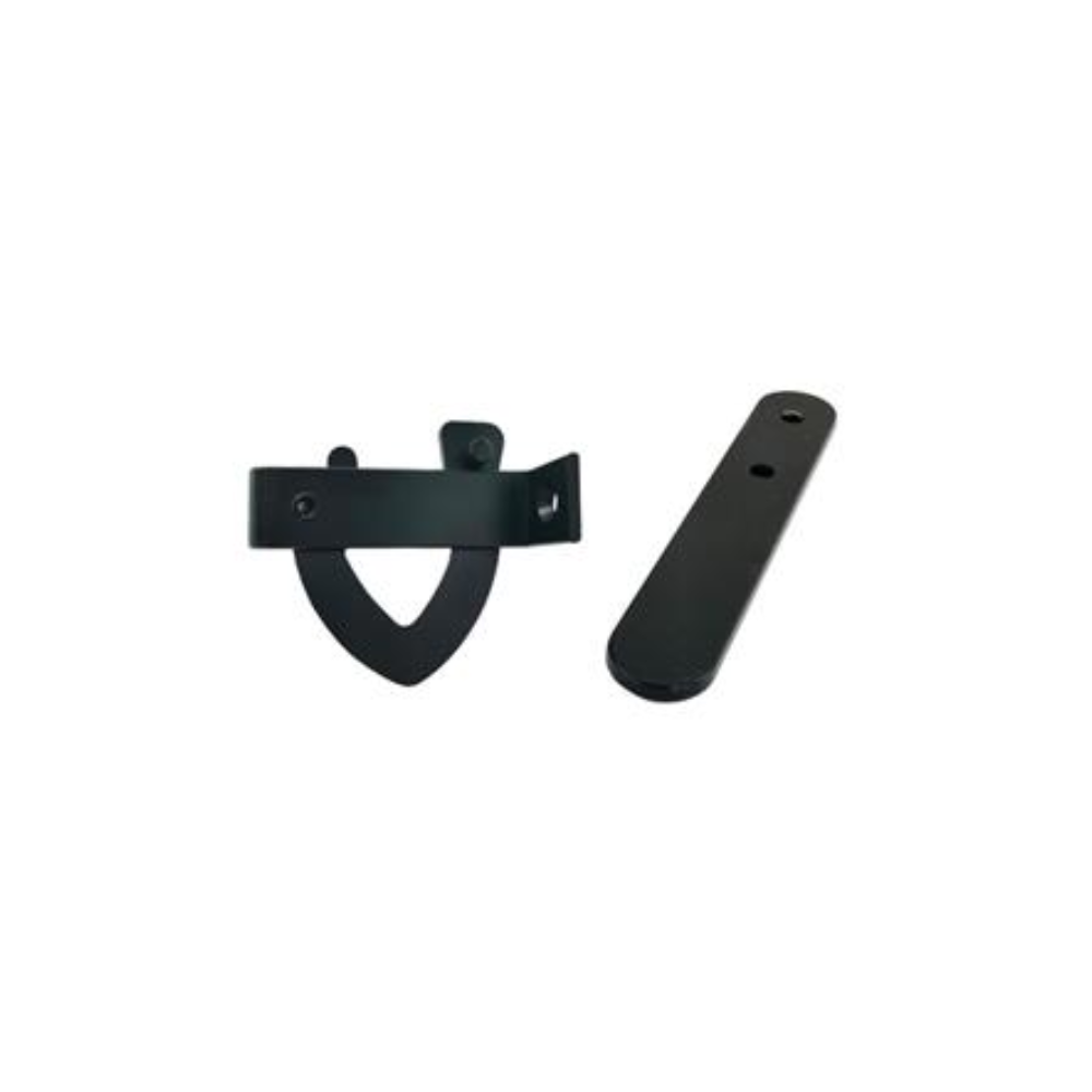 Trio Gate Latch D Style Black 115mm