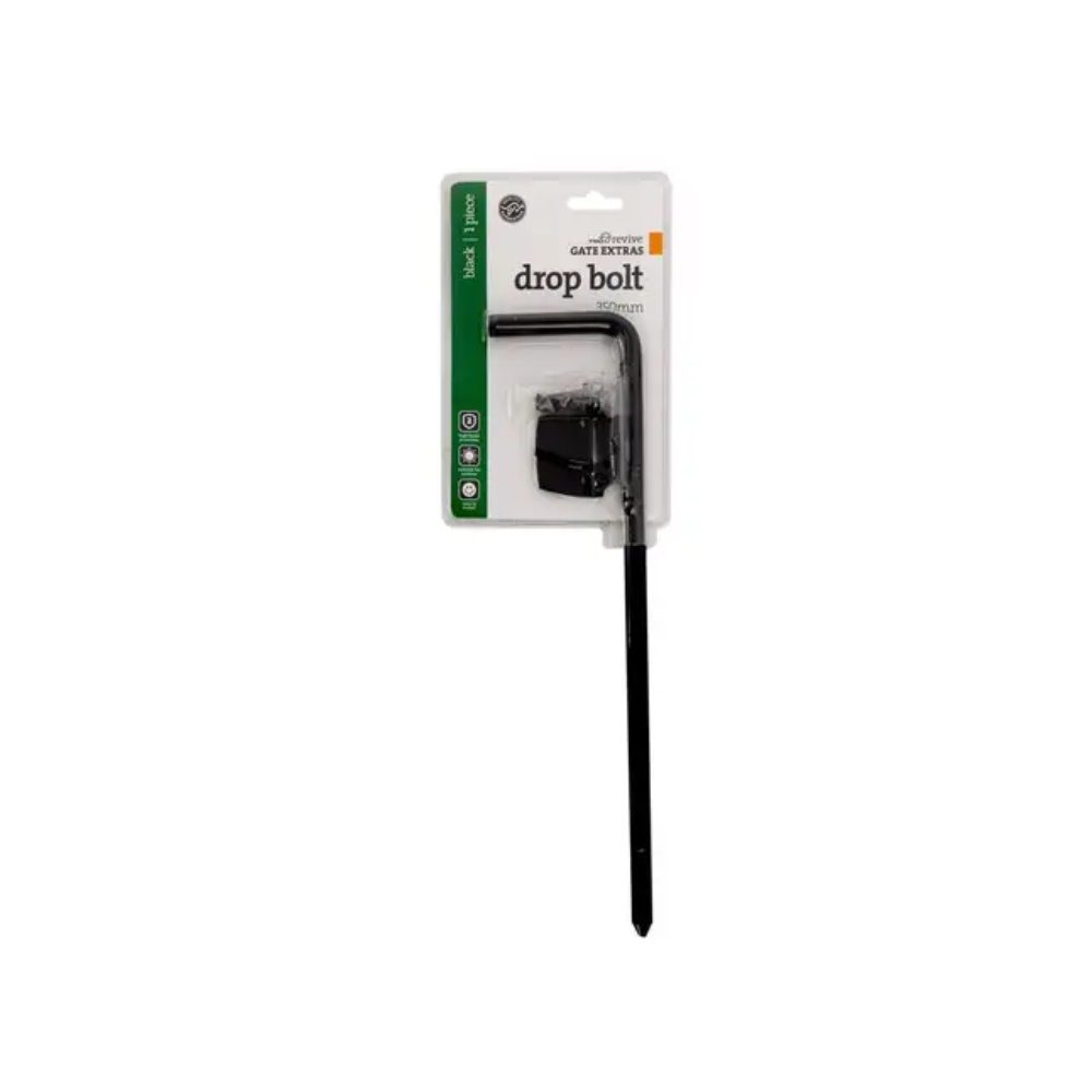Trio Drop Bolt 350mm Black