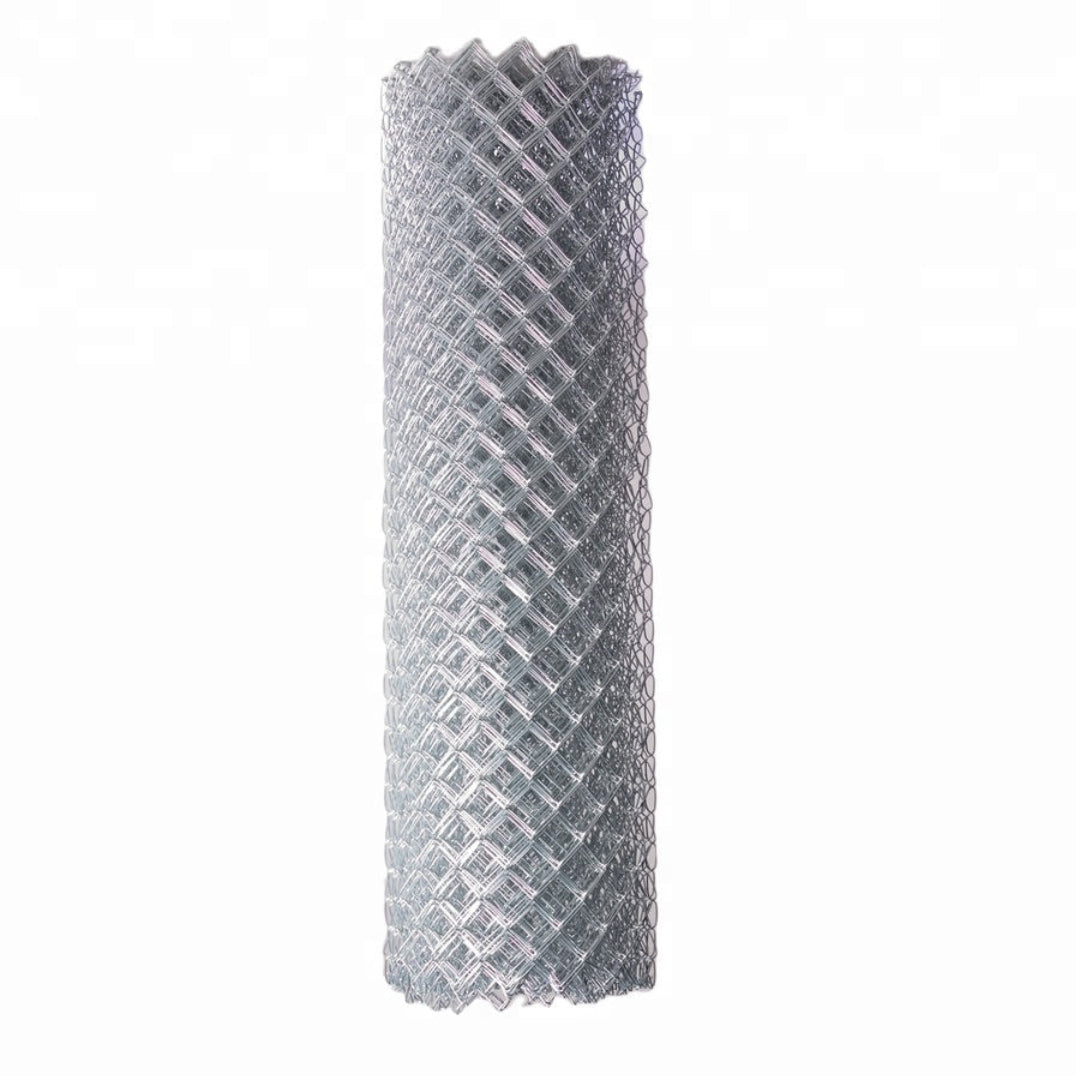 Roll of hexagonal wire mesh on a white background