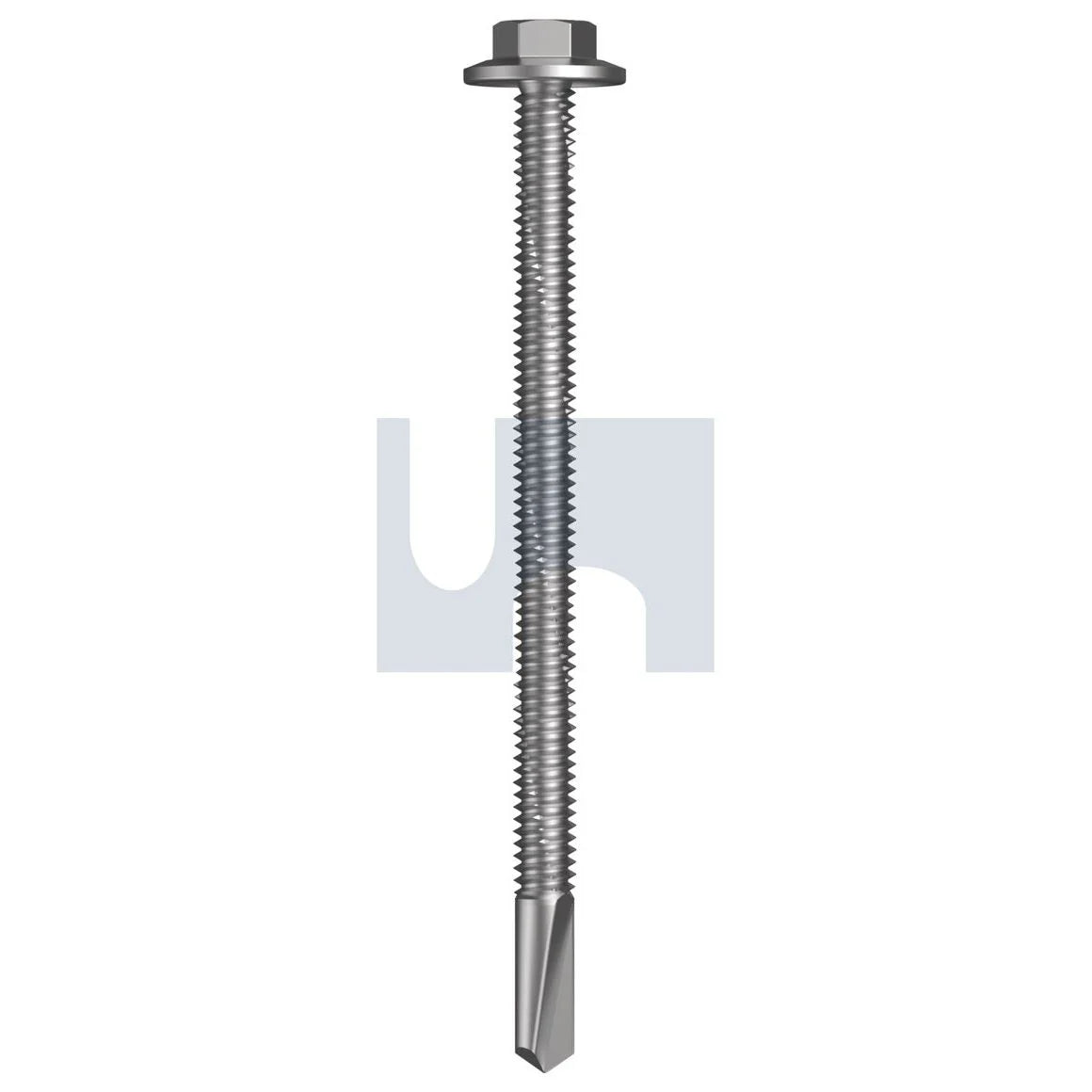 Hobson S500 CL4 Flanged Hex Self-Drilling Screw: 12-24 x 85 - 50pk