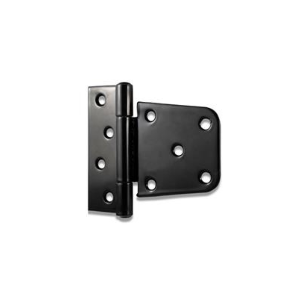 Trio Square Gate Hinge Black 85mm 2 Pack
