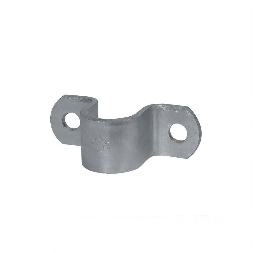 Metal bracket on a white background