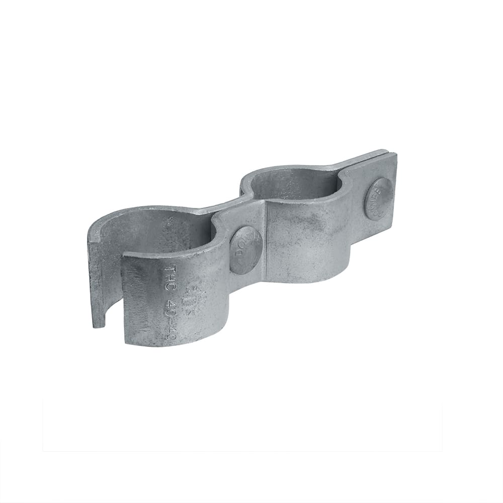 Metal clip on a white background