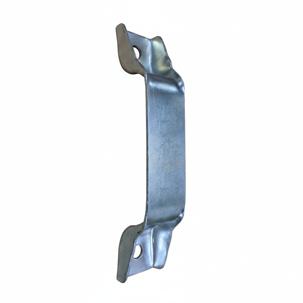 Metal bracket on a white background