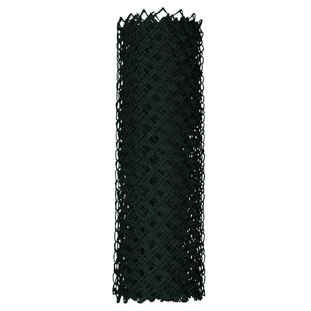 Black chain-link fence on a white background