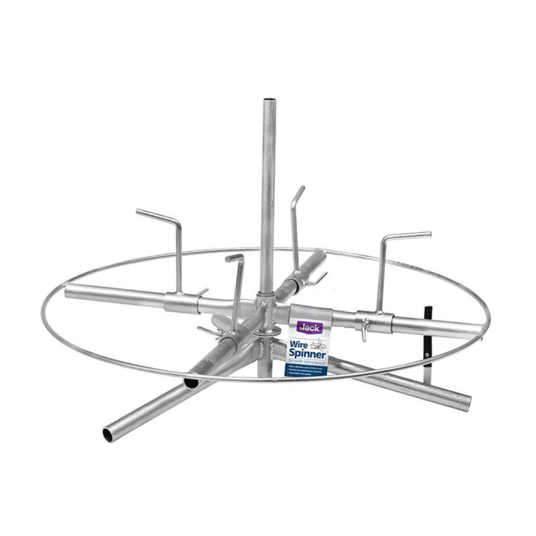 Metal wire spinner on a white background