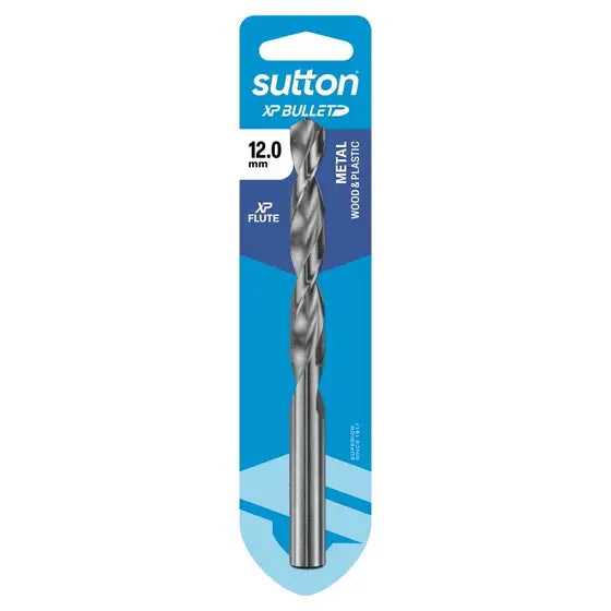 Sutton Tools HSS Bright XP Bullet Jobber Drill Bit 12mm