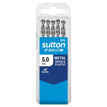 Sutton Tools HSS Bright XP Bullet Jobber Drill Bit 5mm