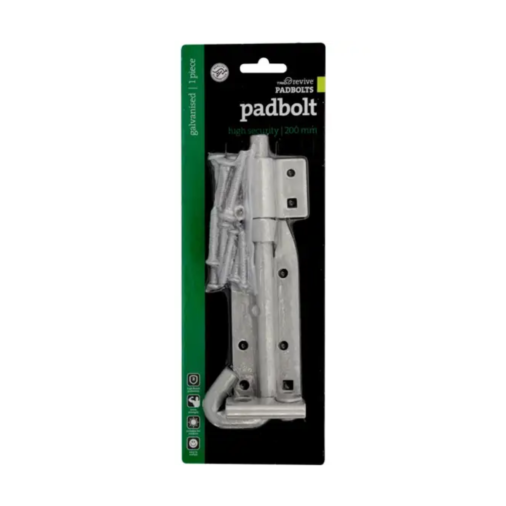 Trio High Security Galvanised Padbolt 13 x 200mm