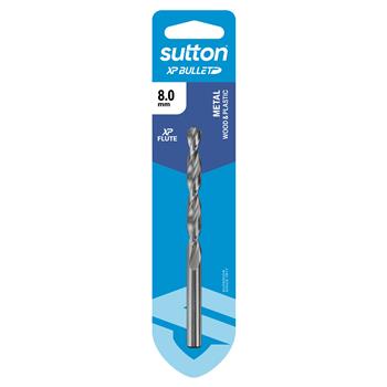 Sutton Tools HSS Bright XP Bullet Jobber Drill Bit 8mm