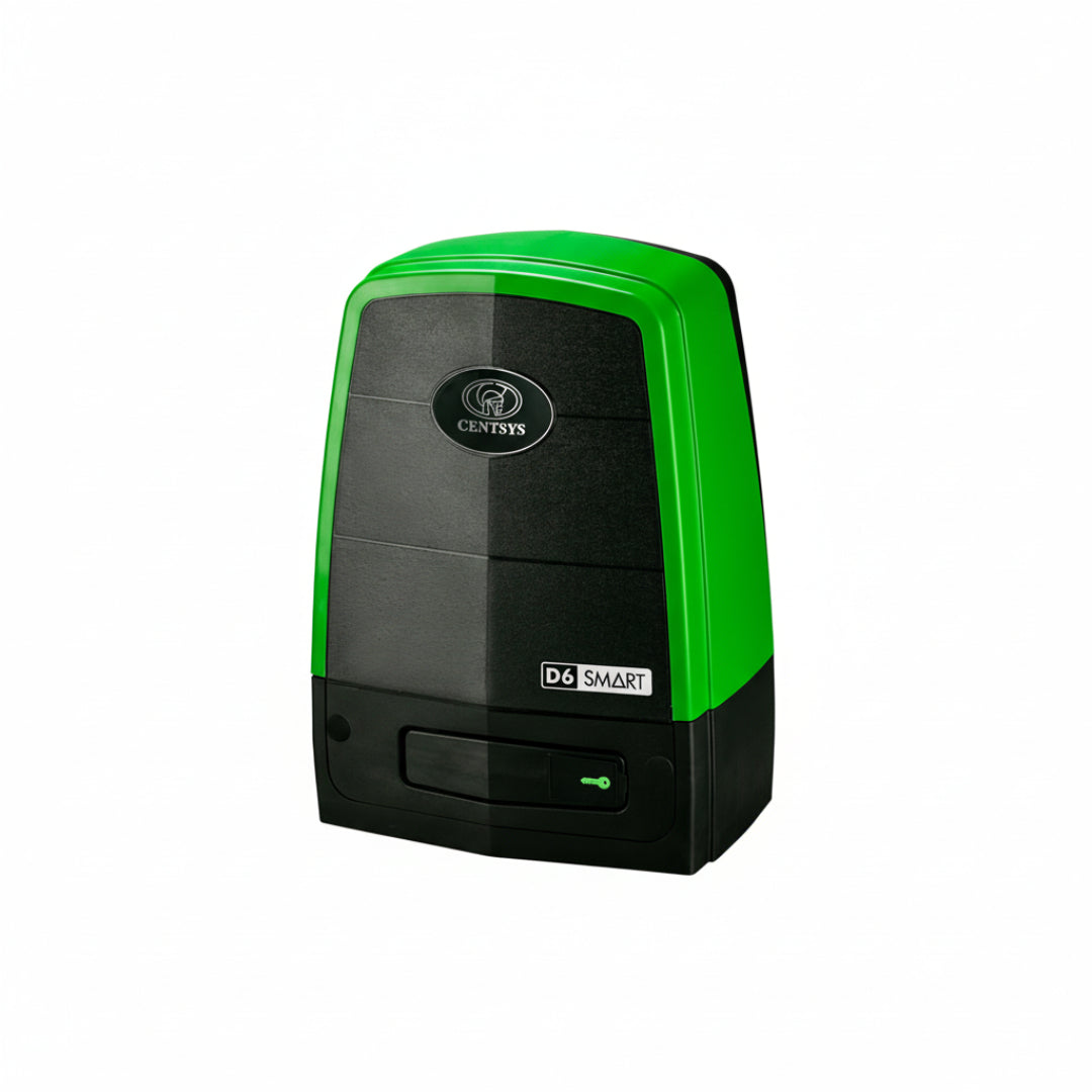 Green and black electronic device with Centsys branding on a white background