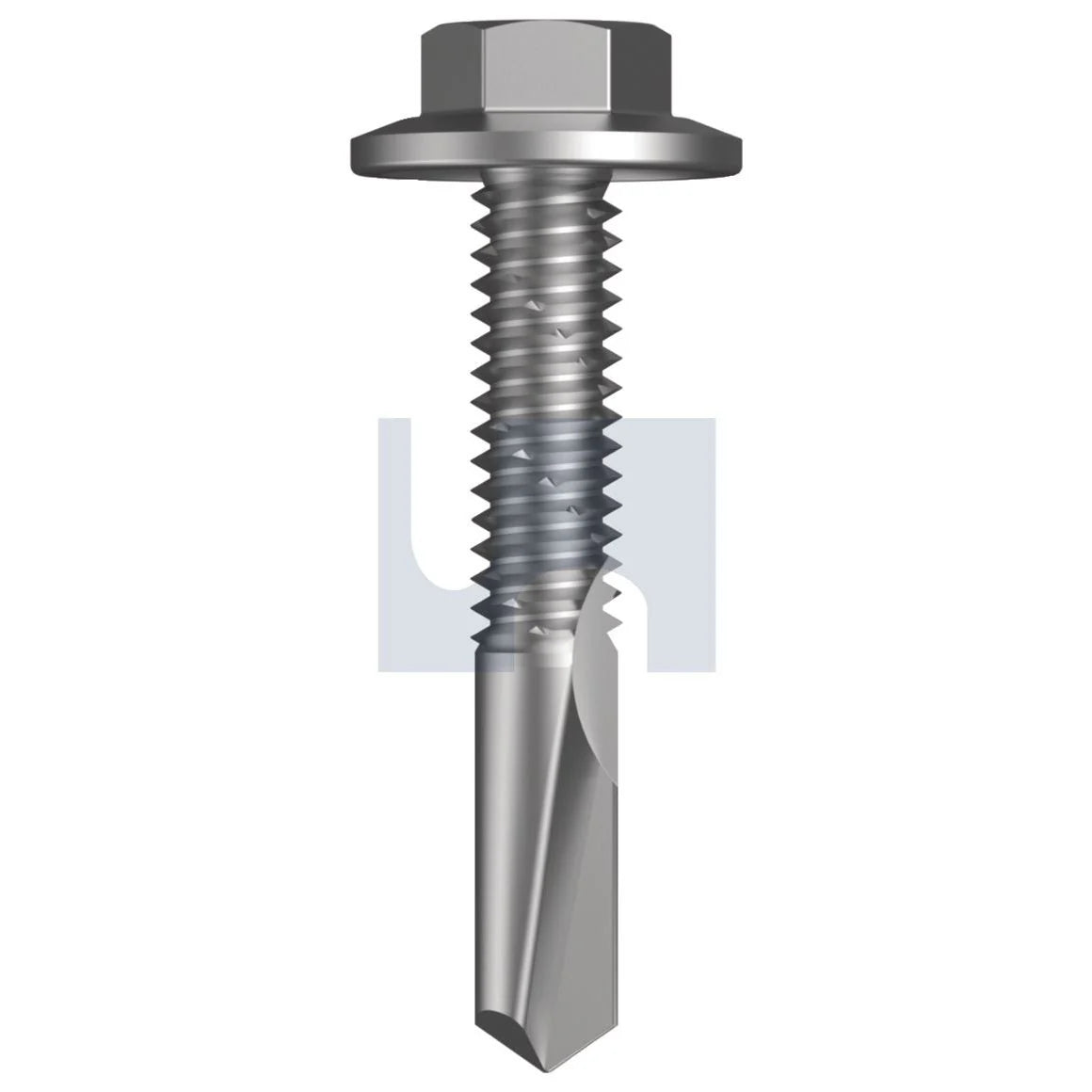Hobson S500 CL4 Flanged Hex Self-Drilling Screw: 12-24 x 32 - 100pk