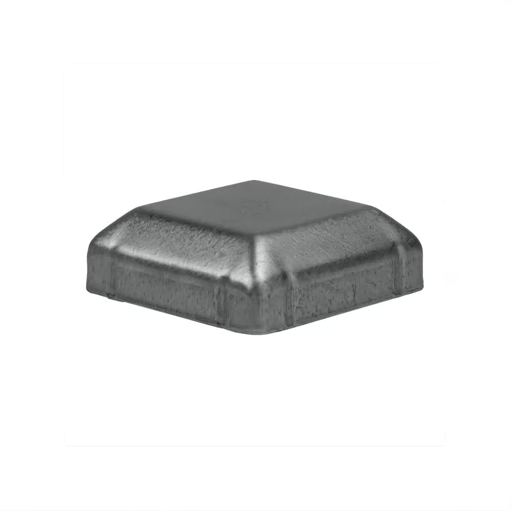 Metallic square cap on a white background