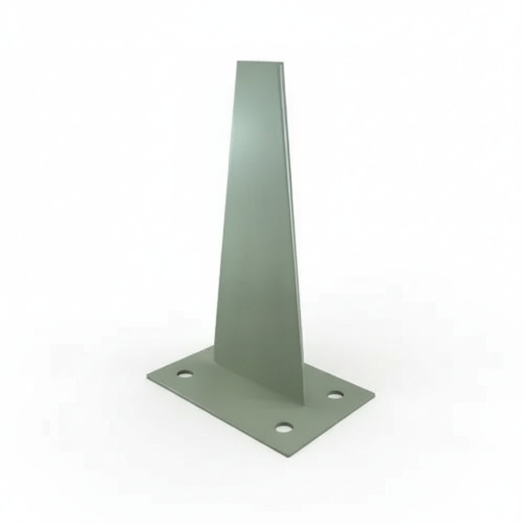 Metal bracket on a white background
